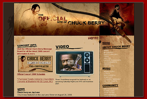 Homepage Chuck Berry