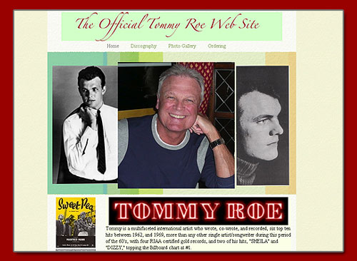 Tommy Roe Website